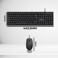 INCA IMK-376T KABLOLU SLİM  Q KLAVYE MOUSE SET - 6